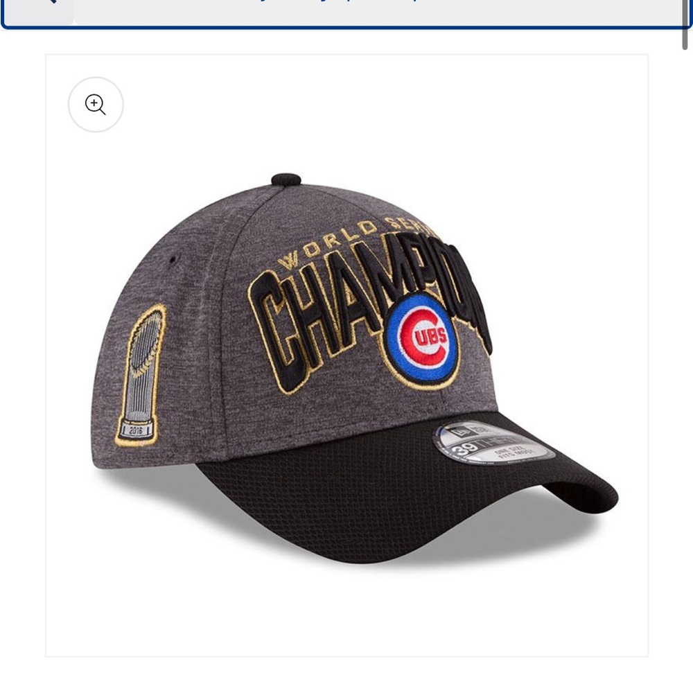 Chicago Cubs 2016 World Series Champions New Era 39THIRTY Flex Fit Hat - OSFM